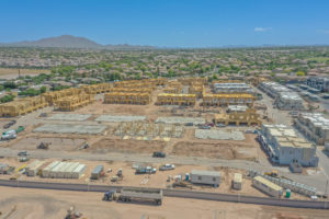 Aerial Drone Photography for planning large residential land developement