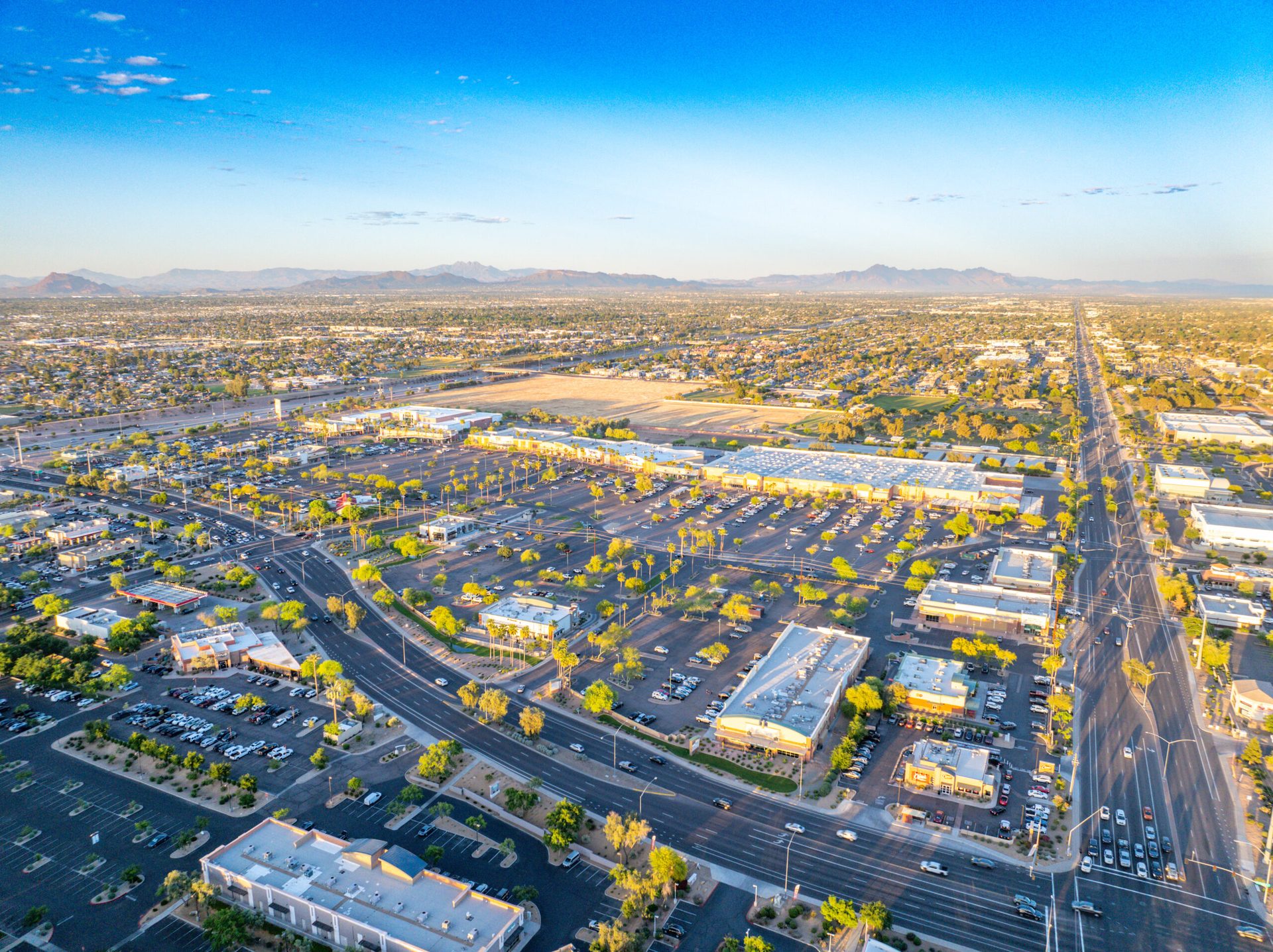 drone photography Mesa AZ commercial property aerial