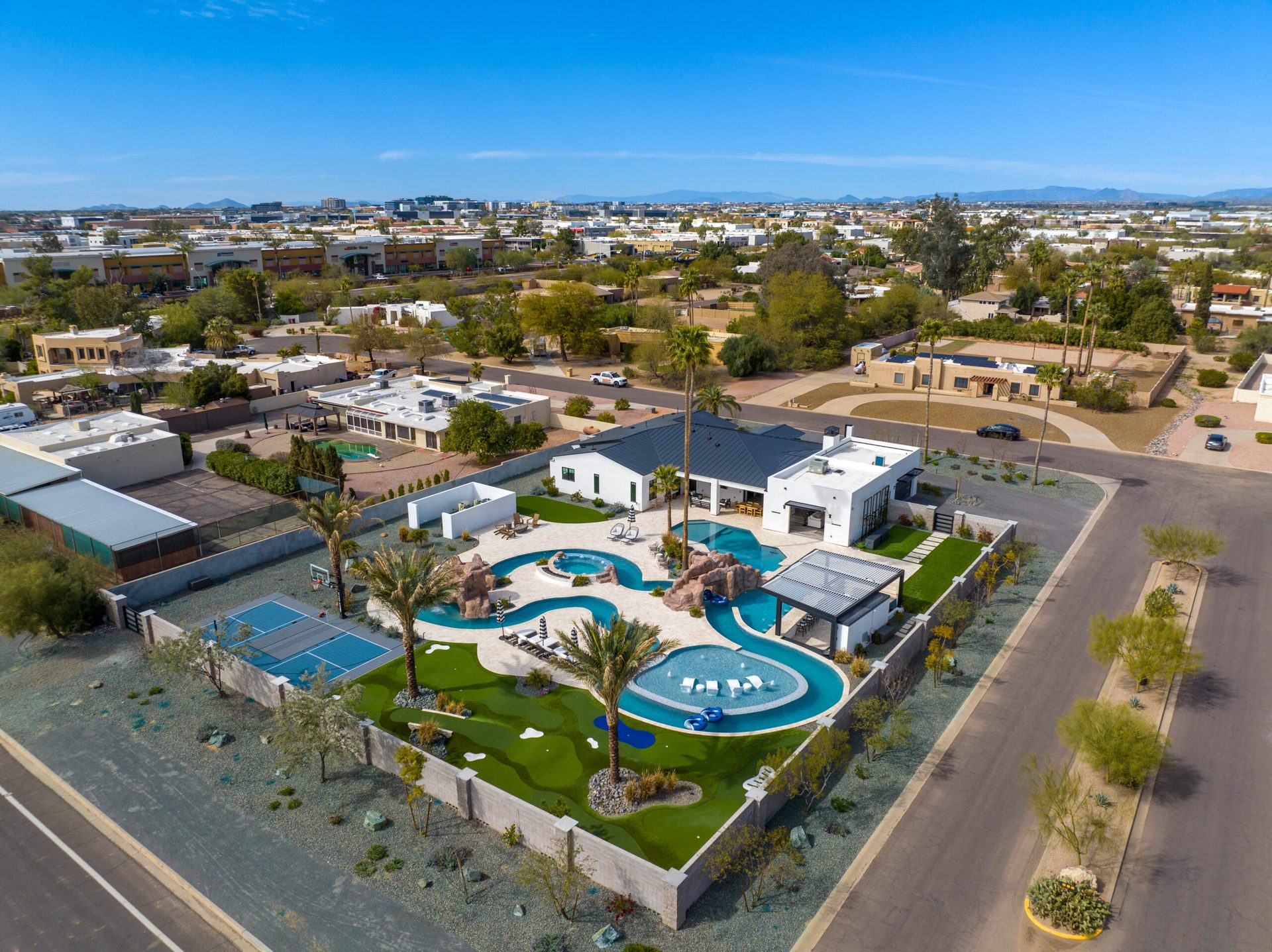 drone real estate photography Scottsdale AZ luxury home