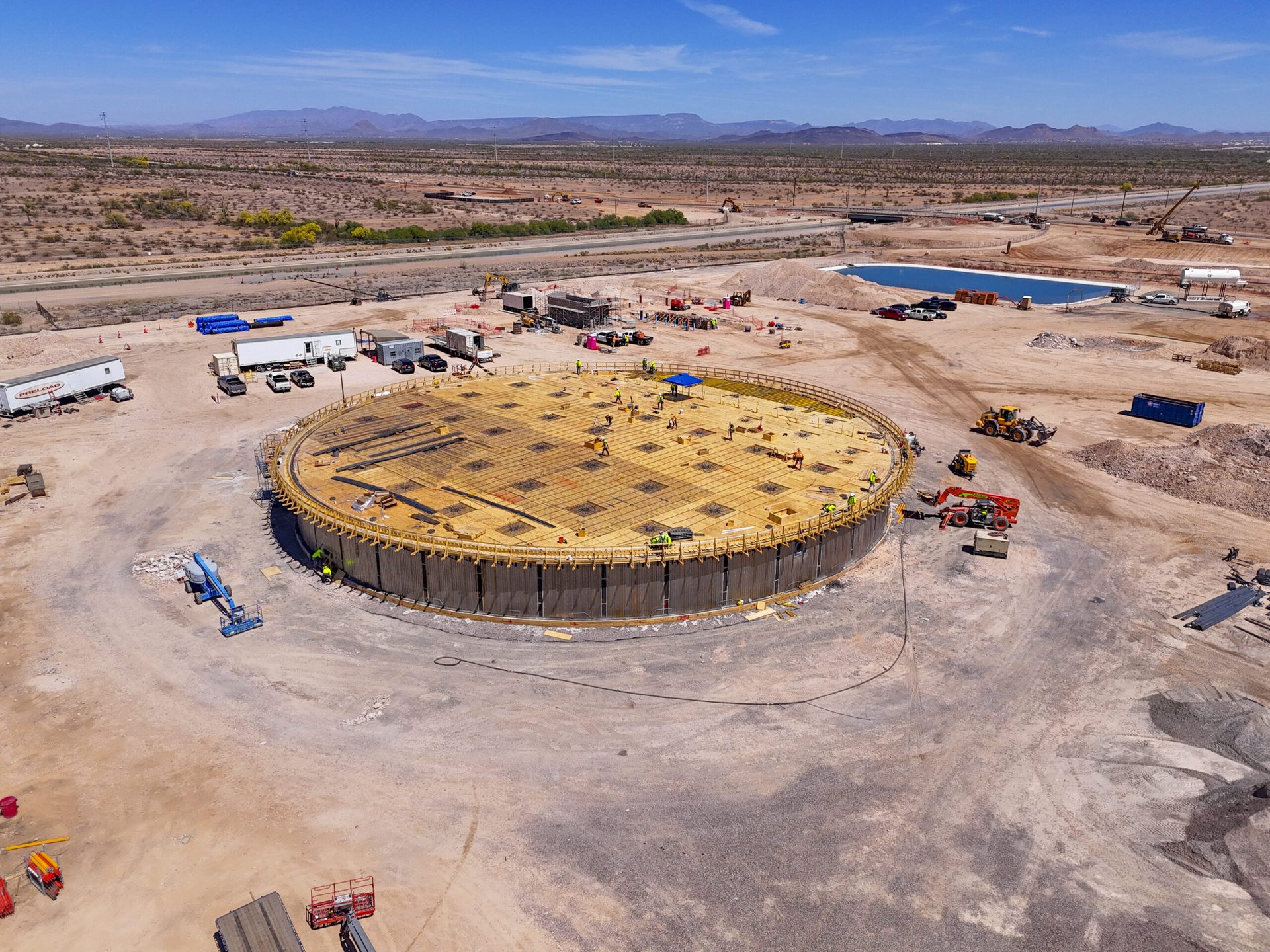 construction drone photography Las Vegas NV