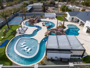 Cinematic aerial of a Scottsdale luxury estate for an FPV property reveal