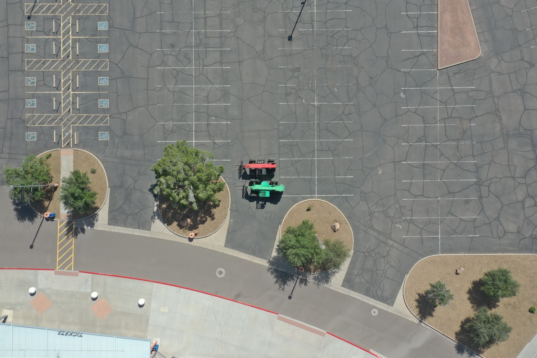Aerial of a Peoria venue used for an FPV reveal